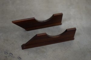 画像1: 木製止メ型定規　2枚1組